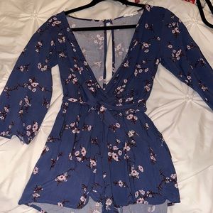 ivy + main small floral romper